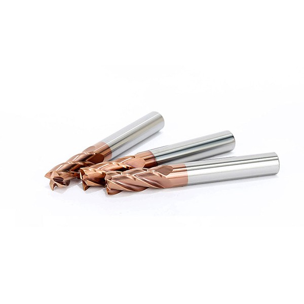 HRC55 Solid Carbide 4 Flute Square End Mill for steels