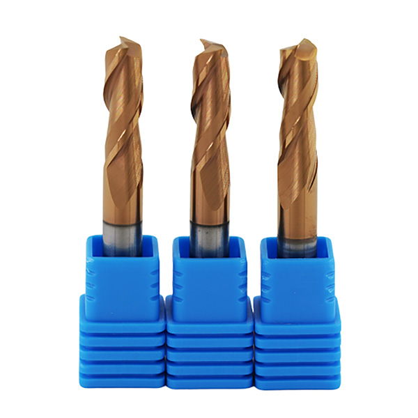 HRC55 Solid Carbide 2 Flute Flat End Mill With TiSiN Coating