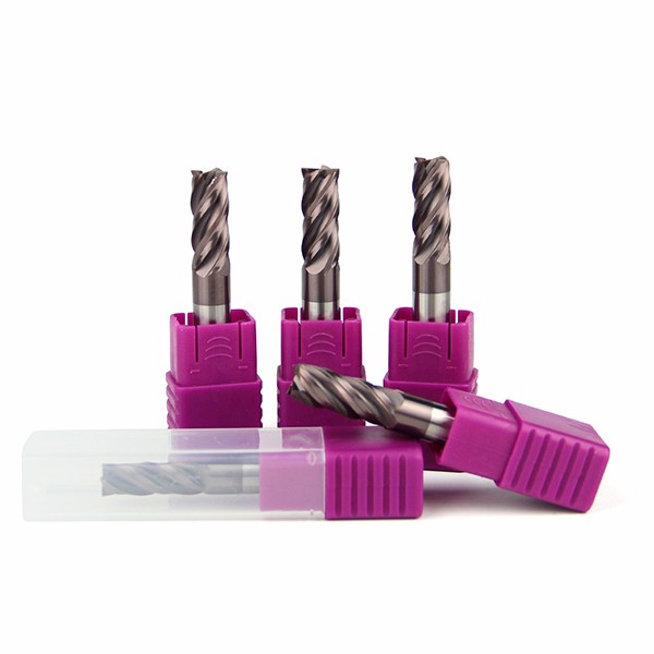 HRC60 Solid Carbide 4 Flute Square End Mill
