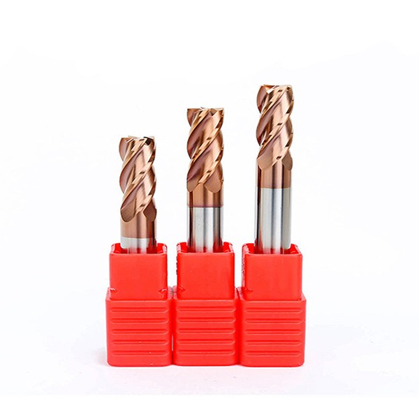 HRC55 Solid Carbide 4 Flute Square End Mill for steels