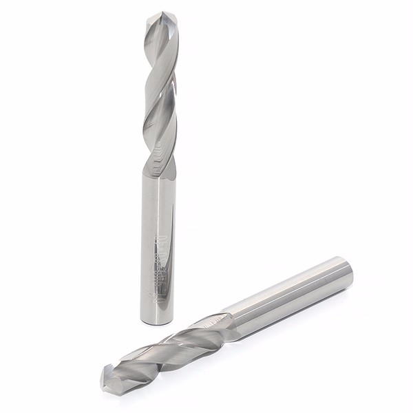 Carbide twist drill bits for aluminum