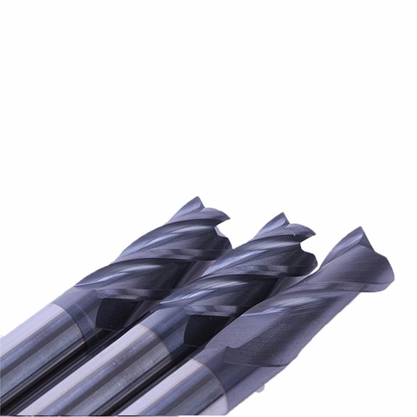 HRC45 Solid Carbide 4 Flute Square End Mill With TiAlN Coating