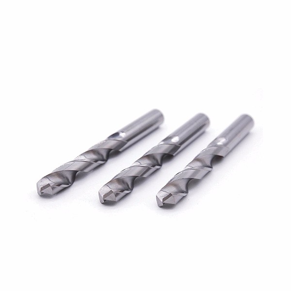 Carbide twist drill bits for aluminum