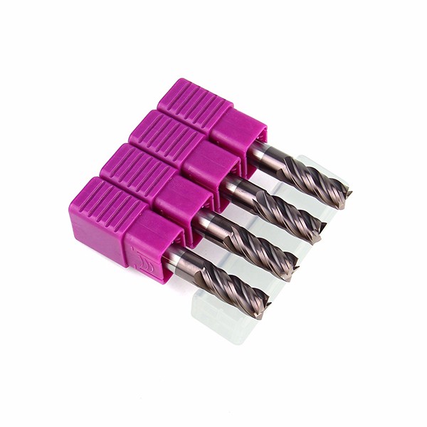 HRC60 Solid Carbide 4 Flute Square End Mill