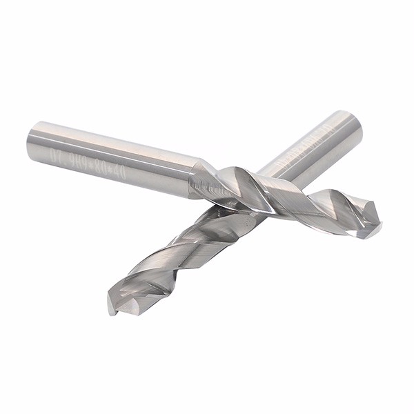 Carbide twist drill bits for aluminum
