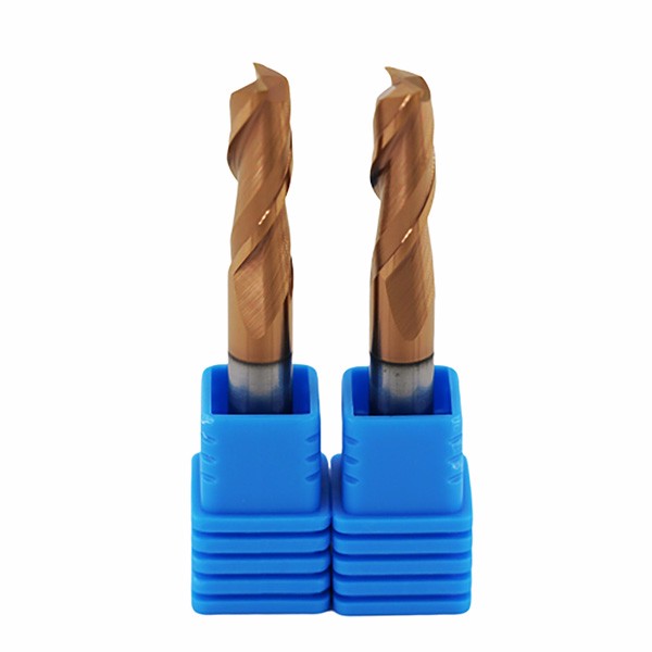 HRC55 Solid Carbide 2 Flute Flat End Mill With TiSiN Coating