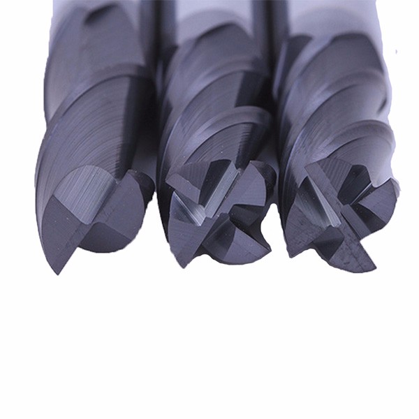HRC45 Solid Carbide 4 Flute Square End Mill With TiAlN Coating