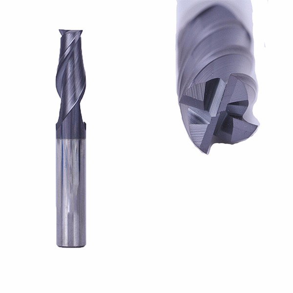 HRC45 Solid Carbide 4 Flute Square End Mill With TiAlN Coating