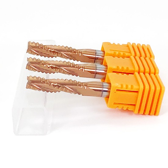 Solid Carbide Roughing Up Cut Coating End Mill For Wood