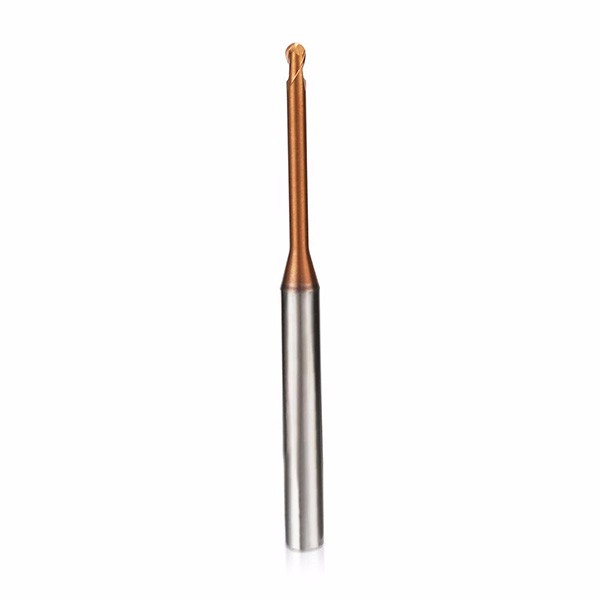 Solid Carbide Long Neck 2 Flutes Ball Nose End Mills
