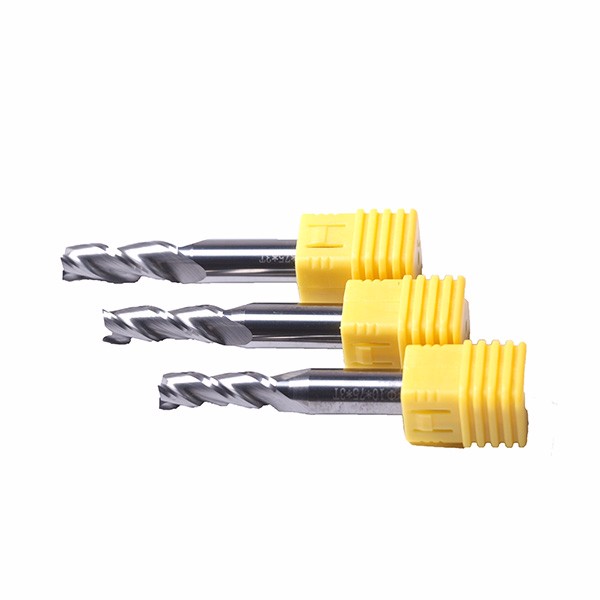 Solid Carbide 3 Flutes Tapered Flat End Mill