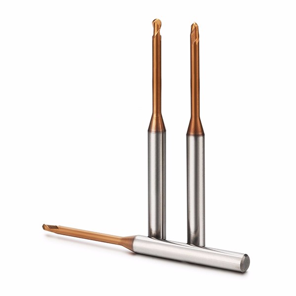 Solid Carbide Long Neck 2 Flutes Ball Nose End Mills