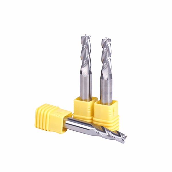 Solid Carbide 3 Flutes Tapered Flat End Mill