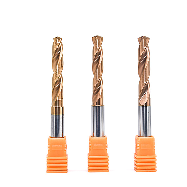 Tungsten carbide 3xD drill bits for steel