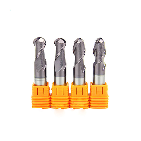 HRC60 Solid Carbide 2 Flute Ball Nose End Mill