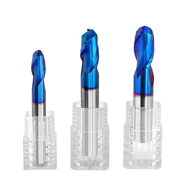 HRC65 Solid Carbide 2 Flute Ball Nose End Mill