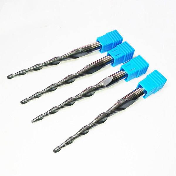 Solid Carbide 2 Flutes Tapered Flat End Mill