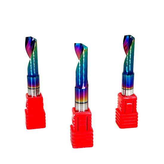 Solid Carbide Single Flute DLC Coated End Mills For Aluminum