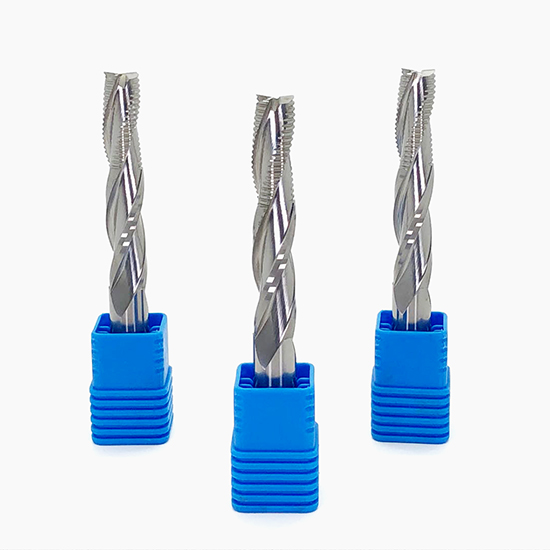 Solid Carbide Roughing and Finishing Up Cut End Mill