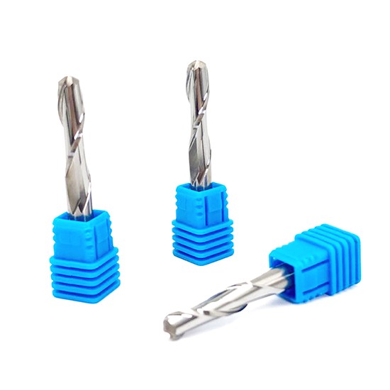 Solid Carbide 2 Spiral Flute Up Cut Ball Router Bits For Wood