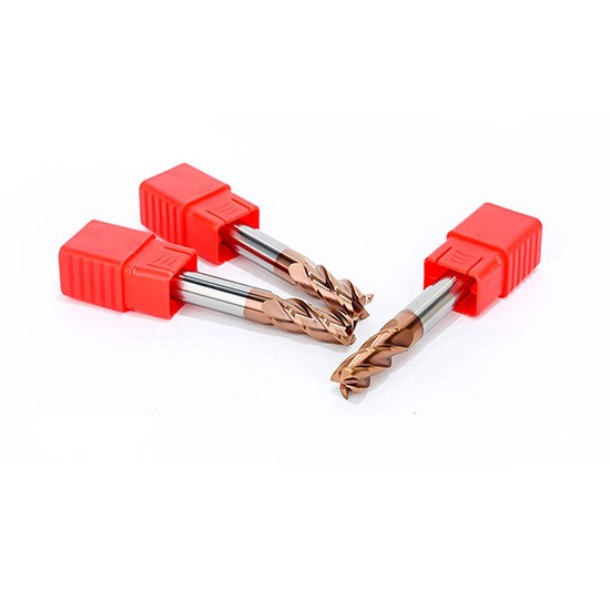 HRC60 Solid Carbide 4 Flute Square End Mill With TiSiN Coating