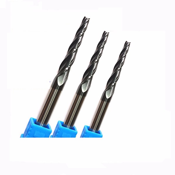 Solid Carbide 2 Flutes Tapered Flat End Mill