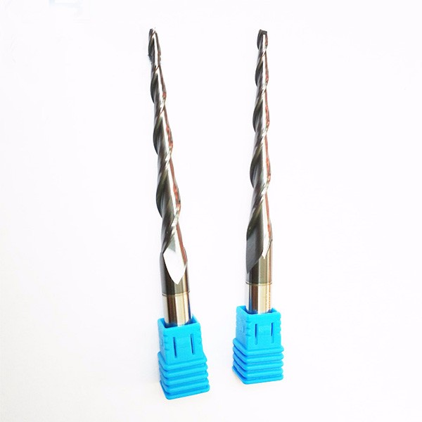 Solid Carbide 2 Flutes Tapered Flat End Mill