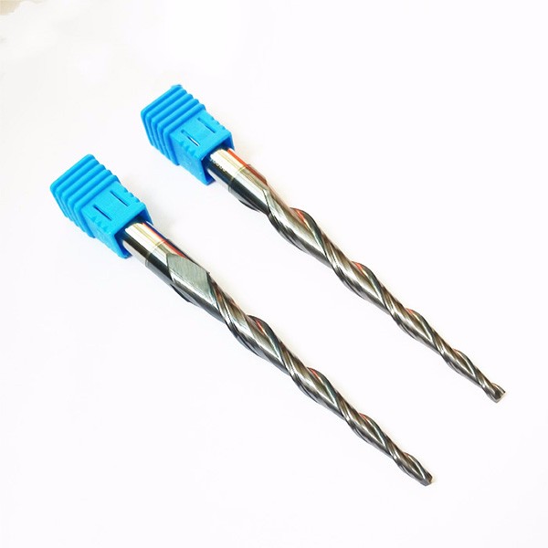 Solid Carbide 2 Flutes Tapered Flat End Mill