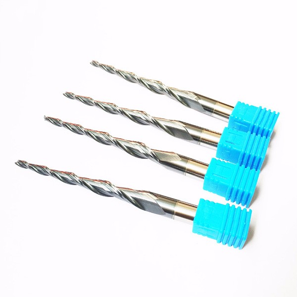 Solid Carbide 2 Flutes Tapered Flat End Mill
